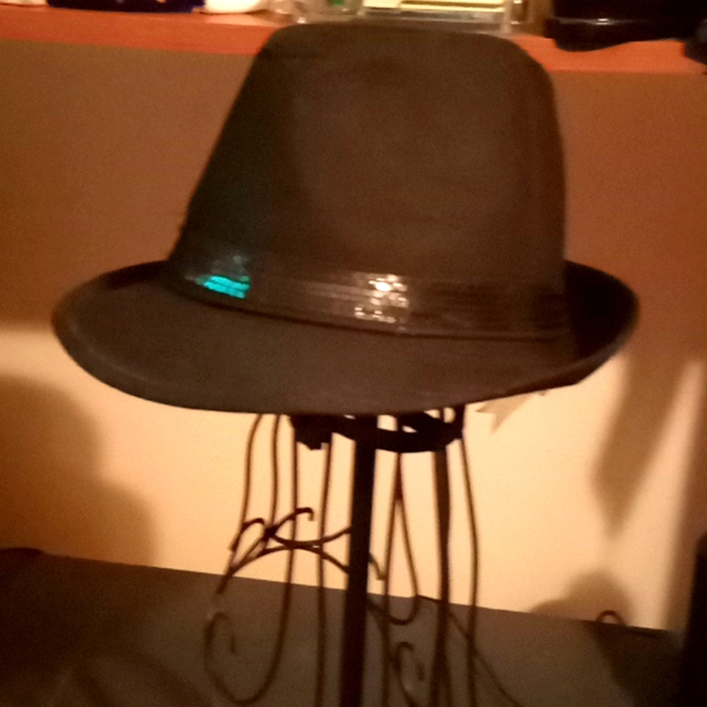 Black Fedora Sequin Hat